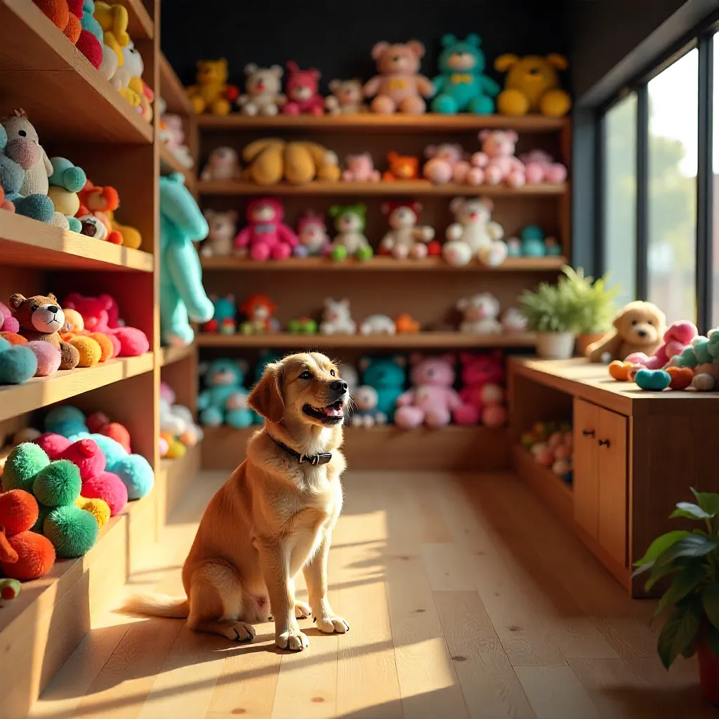 colorful pet toys collection