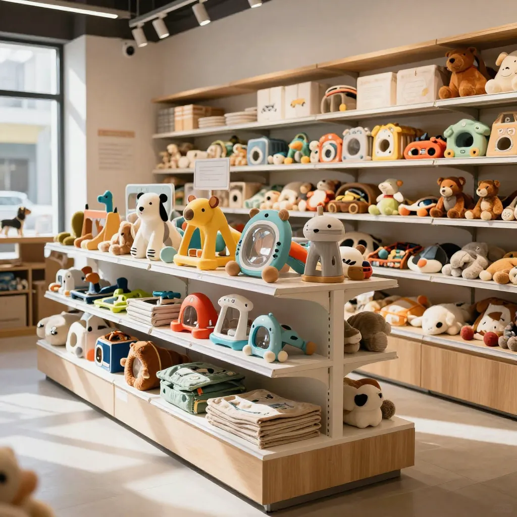 vibrant toy selection